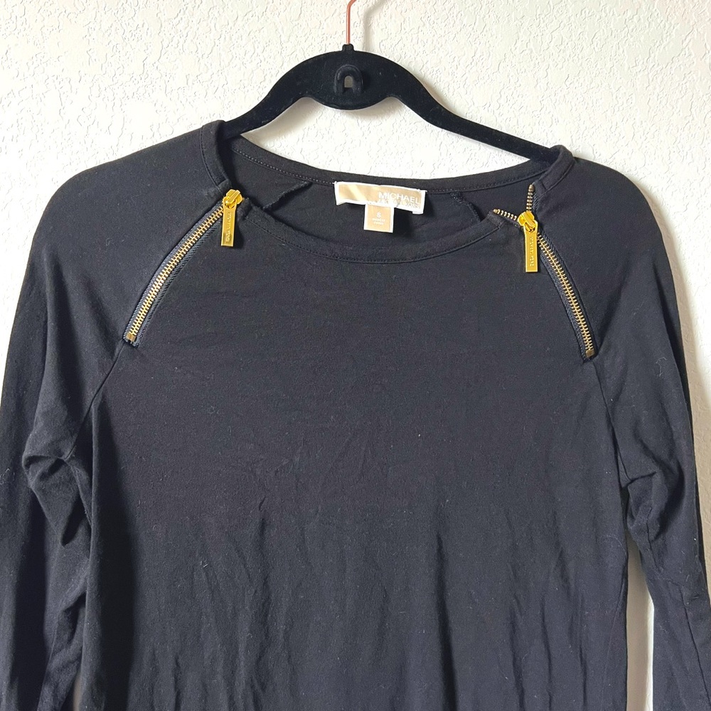Michael by Michael Kors Tunic Sweater w/ Zippers